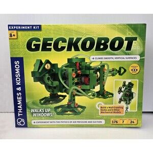 Thames & Kosmos Geckobot Wall Climbing Gecko Robot STEM Experiment Kit 176 Pcs